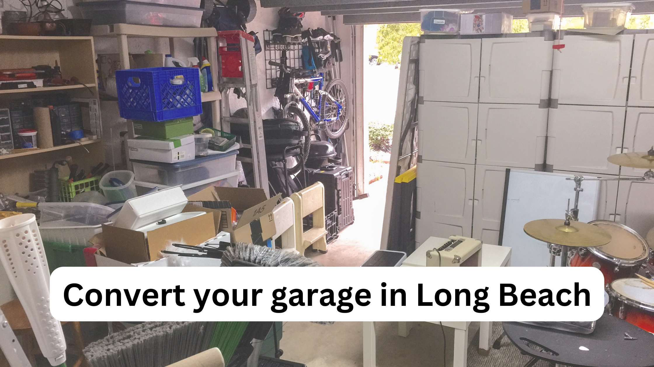 Garage conversion in Long Beach